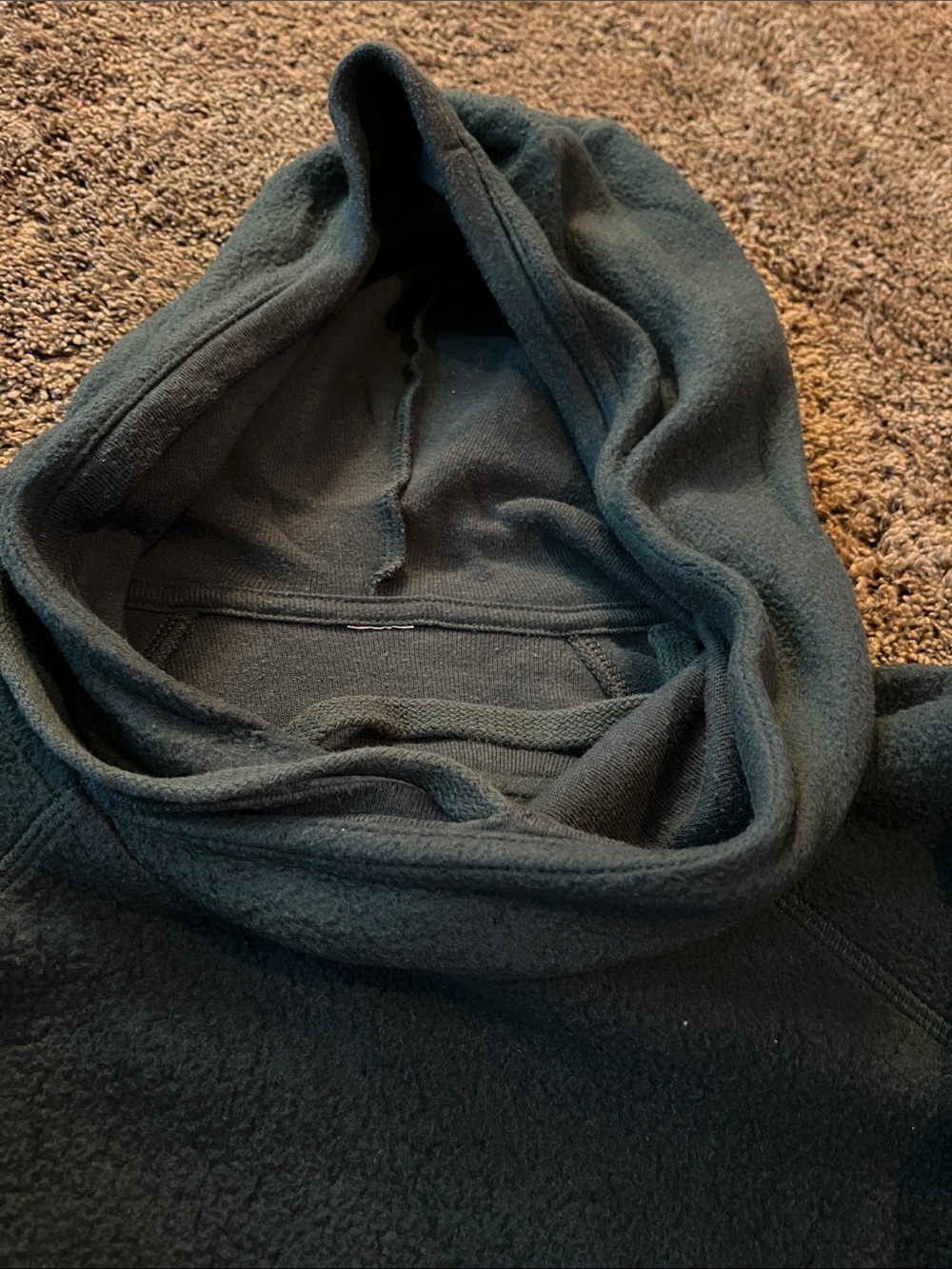 ALO Yoga Men's Crewneck Hoodie in Deep Forest Green small? Zipper pockets. - Picture 2 of 9